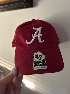 '47 Cardinal Snapback Hat with White Logo Patch